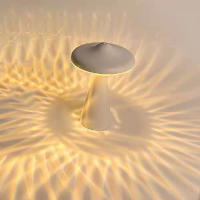 Lámpara De Mesa LED En Forma De Hongo Recargable USB Luz Nocturna Portátil Toque Para Decoración De Sala De Estar Y Dormitorio - details 1