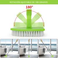 Cepillo Multifuncional De Limpieza Para Baño Y Cocina Con Esponja Y Telescopio Pincel De Vidrio Ajustable Y Ligero Herramienta De Limpieza Para Esquinas Del Hogar Y Ventanas De Coche - details 5