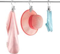 Ganchos para Colgar Botas, paquete de 8 Ganchos para Ropa, pinzas para Colgar Ropa, Organizer de ropa portátil de Maple inoxidable, soporte para pantalones para Viajes - details 0