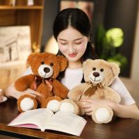 Oso De Peluche Teddy Color Marrón Suave Juguete Para Bebé Decoración De Habitación Regalo Para Showers De Bebés Tipo De Peluche - details 2