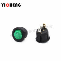Interruptor De Rocker KCD1 12V / 220V Con Luz LED 3Pin Redondo ON/OFF Material Plástico Certificación CE Garantía De 1 Año - details 2