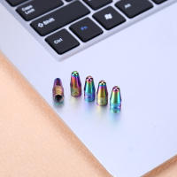 5Pcs Rainbow Color Valvula De Bicicleta Tampa De Aluminio Para Rueda De Bicicleta Accesorios De Metal Para Cubrir Polvo - details 1