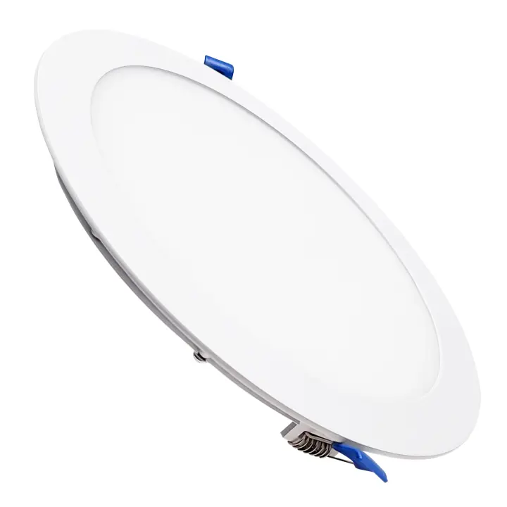 Downlight LED circular plana CCT 20W 1800LM Corte 220mm  Iluminación Techo Empotrable Luz LEDs Panel Placa - 1