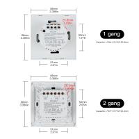 Interruptor Motorizado Para Cortinas Y Rollos De Blindaje WiFi RF433 Inteligente Con Control Remoto Tuya Smart Life App Compatible Con Alexa Y Google Home - details 15