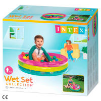 Piscina de bolas hinchable INTEX con 50 bolas de colores - details 3