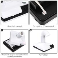 Máquina Coleccionadora De Polvo De Uñas 60W Aspiradora Potente Para Manicura Y Pedicura En Salón De Belleza Material Plástico Tamaño Adequado - details 4