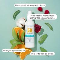 Crema Protectora Solar Corporal SPF 50 - 200ml - Alma Secret - Un fotoprotector eficaz de amplio espectro que protege de la radiación solar UVA, UVB, IR (Infrarrojos) y HEVis (Luz Azul) gracias a la combinación de filtros físicos de origen natural. - details 2
