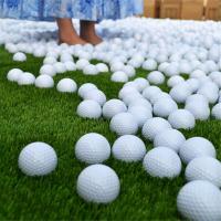 Bolas De Golf De Práctica 10 Pcs Blanco Suaves Para Interior Bola De Aire Verdadera Conformidad De Un Solo Pieza - details 11