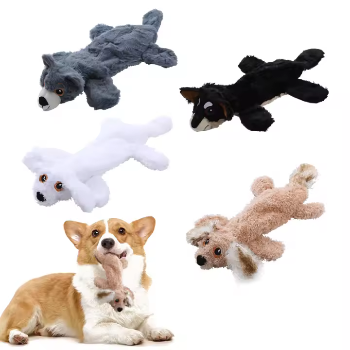 Juguete Para Perros De Peluche Resistentes Mordedor Educacional Para Limpieza De Dientes Y Voces Fleece Material No EnName_Null Origen Mainland China - 1