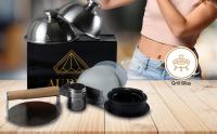Aurum® Kit Hamburguesas Deluxe Con Prensa Hamburguesas Smash Burger, Molde Hamburguesas, Plancha Barbacoa, Prensa Para Tortillas, Pan Hamburguesa, Aplastador De Patatas, Utensilios Cocina Acero Molde - details 2