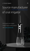 Irrigador Oral USB Recargable Jet De Agua Dental Portátil Limpiador De Dientes Impermeable Con Tanque De Agua De 310ML Para Viajes - details 11