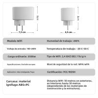 Tuya Smart Plug EU 16A/20A Enchufe Inteligente Con Monitor De Energía Control Por Voz Compatible Con Alexa Y Google Home - details 5