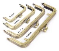 10PCS Marco De Bolso De Metal Para Clutch Y Bolso Accesorios De Manija De Cierre De Beso En 4 Colores Herramientas De Costura - details 0