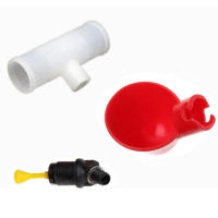 Conector De Tee Para Bebederos Y Bebedoras Automáticos De Plástico PVC Para Pollos Y Pájaros 20/25mm Set De 30-6 Piezas - details 9