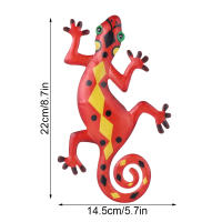 Nueva Decoración De Pared En Metal De Geckos Arte Y Manualidades Escultura Inspiracional Para Interior Y Exterior - details 3