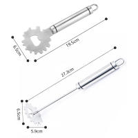 Herramienta De Limpieza Multifuncional Para Barbacoa En Acero Inoxidable Escáner De Ralladura Duradero Y Resistente Al Desgaste Para Malla De Barbacoa - details 0