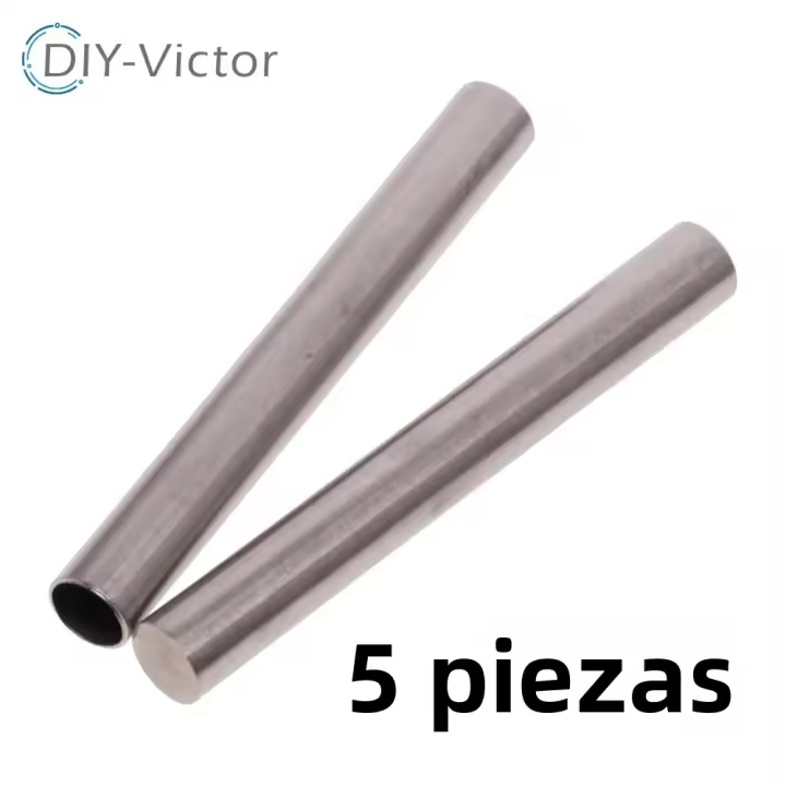 5/10Pcs Tubo De Acero Inoxidable Encapsulado Para Termocoplantes RTD PT100 DS18B20/NTC Casing Pipes Protección Para Cabezas De Medición De Temperatura - 1