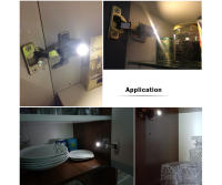 10Pcs Lámpara LED Para Armario Interior Universal 0.3W Luz Nocturna Para Puerta De Armario Con Interruptor Automático Encendido/Apagado Iluminación Para Hogar Y Ropa - details 5