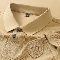 Camisa Polo De Verano Para Hombres Diseño De Moda Bordado Algodón De Seda Transpirable Casual Negocios Manga Corta - details 15