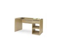 Mueble Mesa Escritorio Oficina Serie Burgos 5010 Topkit con cajón y 2 baldas. Medidas 74x100x50 - details 2
