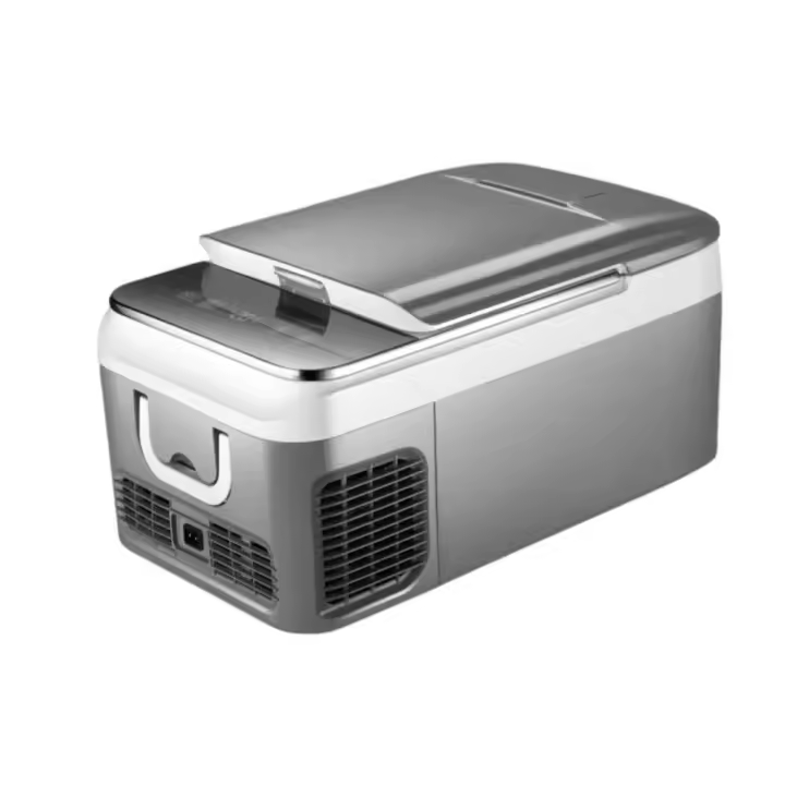 Nevera/Congelador eléctrica 18 litros con compresor 12/220V, rango de temperatura +10/-20ºC     Nevera Portatil - 1