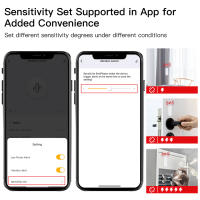 Sensor De Vibración Inteligente Zigbee MOES Notificación De Alarmas De Movimiento En Tiempo Real Con Registros Históricos Para Hogar Inteligente Compatible Con Tuya - details 6