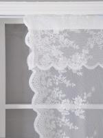 Cortina De Lace Pequeña Flor De Corea Para Cocina Y Dormitorio Estilo Romántico Francés Sin Palo Partición De Tela Para Puerta Translúcida De Polyester - details 4