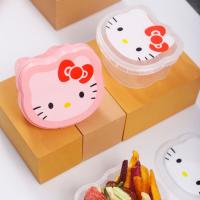 Caja De Almacenamiento Kawaii Sanrio Hello Kitty Para Niñas Y Estudiantes Organizador Anime Transparente De Animación Derivados - details 3