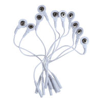 Cable Corto Adaptador Tieline 3.5mm Para Masajeador Estimulador Muscular Electrodo De Terapia Con Conector De 2.0mm Material Plástico Y Cobre - details 6