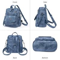 Women Backpack Waterproof Anti-Theft Lightweight Fashion Travel Multipurpose Convertible Purse Shoulder Bag Handbag Backpack - details 1