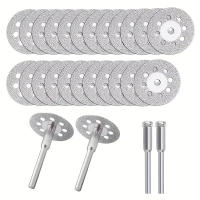 10Pcs Disco De Corte De Diamante Mini 16-30mm Con Agujero Herramientas Rotativas Para Dremel Accesorios DIY Para Metalworking - details 3