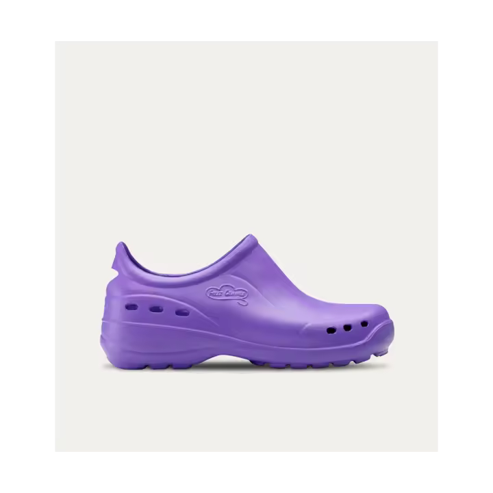 Zapatos Sanitarios de mujer lila   Textil, extraible, efecto memoria y antibacteriano - 1