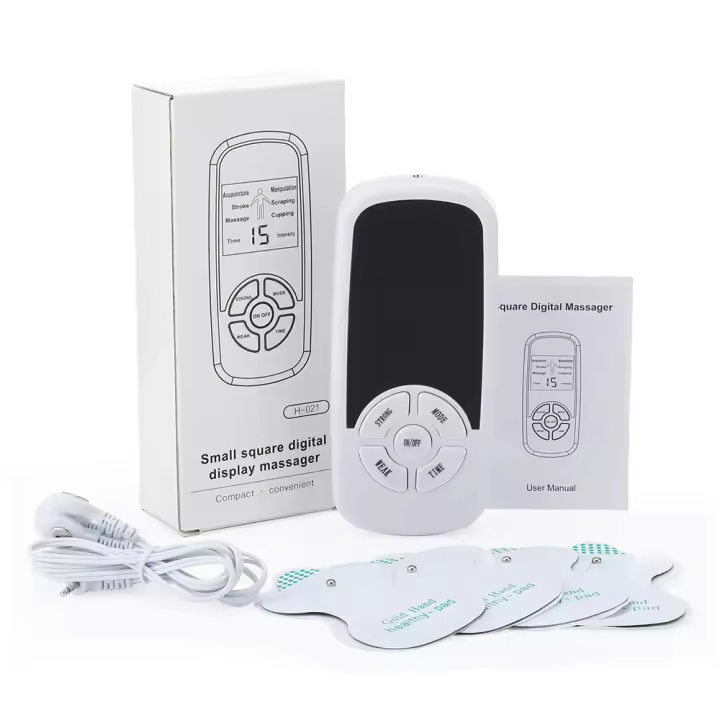 Masajeador Eléctrico De Pulso Tens Acupuntura Estimulador Muscular Para Cuello Y Espalda Relajante Instrumento De Masaje Corporal Multifuncional Hailicare - 1