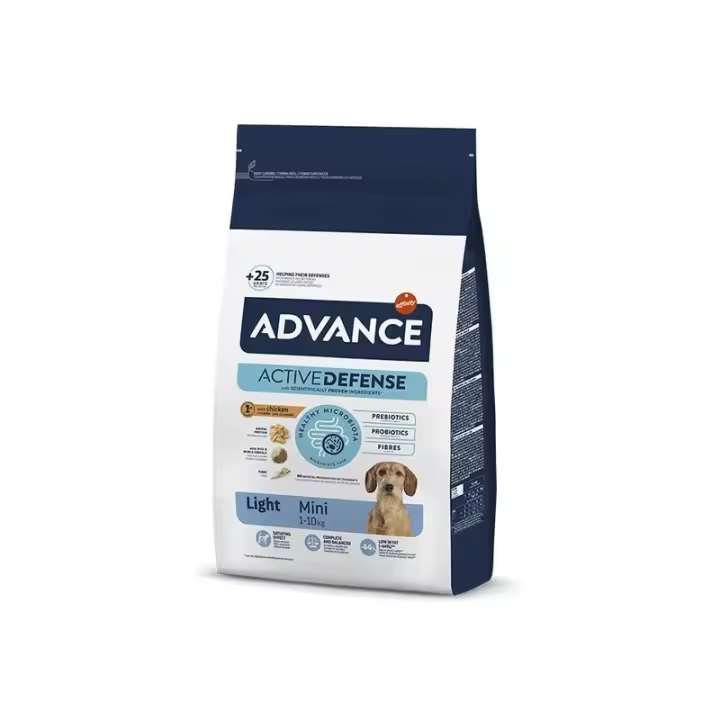 ADVANCE DOG MINI LIGHT CHICKEN & RICE 1,5KG - 1