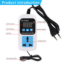 Controlador De Temperatura Digital XK-W2001 Enchufe AC110-220V Termostato Regulador Inteligente Precisión De 0.1℃ - details 2