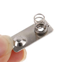 10PCS Placas De Contacto De Muelle Metálico Para Baterías AAA Eco-amigables Y Duraderas 20/21mmx9mm Reemplazo Para Casos De Baterías - details 0