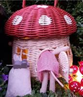 Cesta De Almacenamiento De Rotura En Hecho Ecológico Para Niños Decoración De Habitación De Niños Organizador De Estante Tejido Cesta De Picnic Portátil Fruta Para Casa De Muñecas - details 27