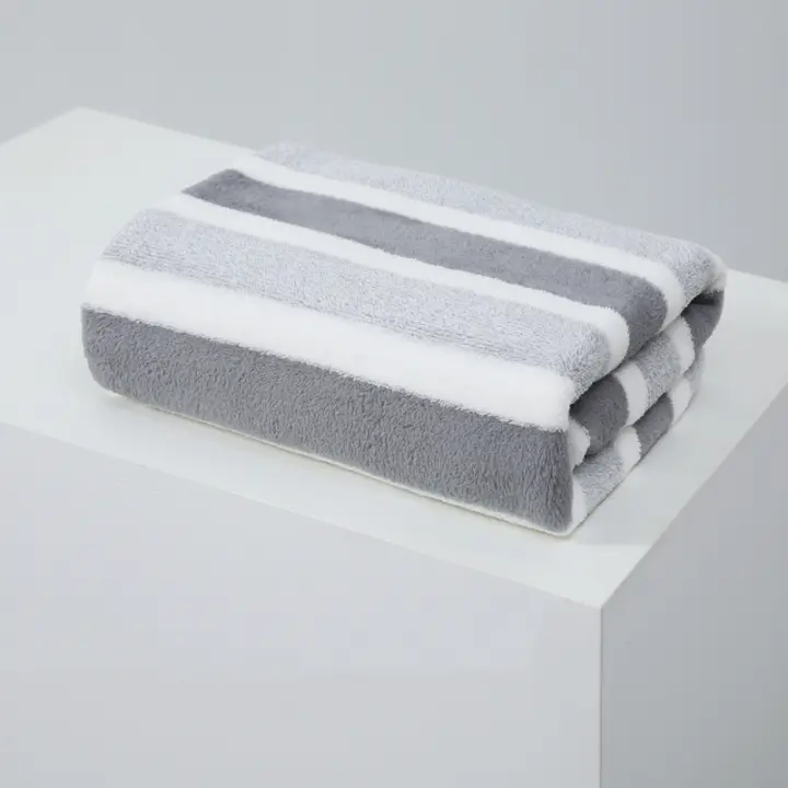 Toalla De Baño Gruesa Y Absorbent Suave Para Rostro Para El Hogar 1 Pc Técnica Tejida Aplicación Material General Poliéster 100% - 1