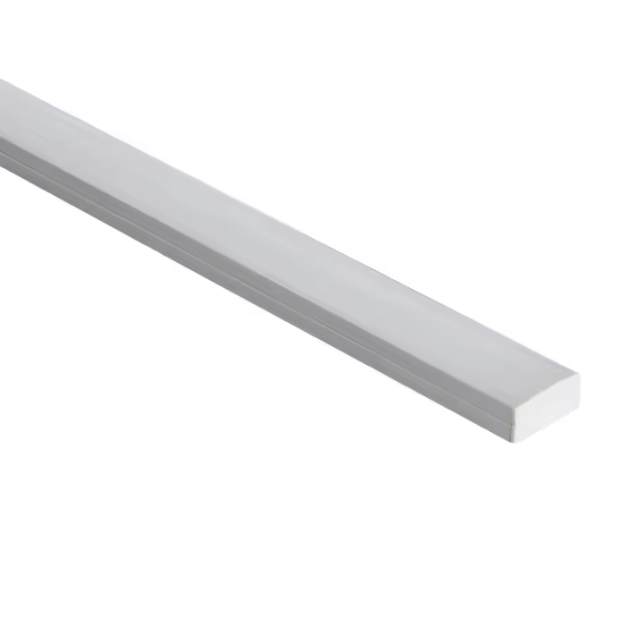 Ledkia Perfil de Aluminio Superficie 1m para Doble Tira LED Hasta 20 Mm - Protección y Ocultamiento - 1