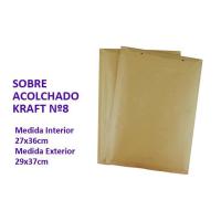 HOGARISIMO PACK 20 Sobres acolchados con burbuja están hechos de robusto papel kraft. La lámina de burbujas integrada asegura los artículos de envío - details 4