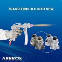 AREBOS Cabina de chorro de arena Unidad de arenado Sandstrahler 90 Liter - details 6