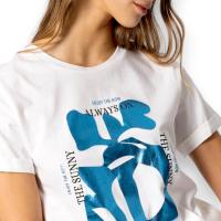 Camiseta Tiffosi Baltic de Algodón con Maxi Print en Foil Azul - details 1