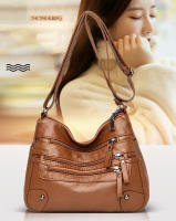 Bolso De Hombro Para Mujer LANYIBAIGE De Lujo 2024 Cuero Impermeable Bolso Cruzado Y Messenger Estilo Casual Tote - details 0
