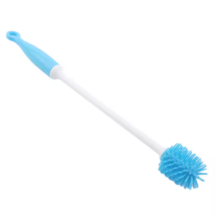 Cepillo De Botella De Silicona Para Limpieza De Vajilla Y Tazas De Café Y Té Cepillo De Limpieza Para Botellas De Leche Bebé Colores Azul Verde Rojo - 1
