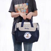 Bolso De Hombro Unisex Grande Y Ligero Con Estampado De Oso De Peluche Impermeable Para Mamá Bolsa Portátil Con Cierre De Cremallera Para Diaper - details 8