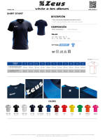 Camiseta Deportiva Zeus SHIRT STAR  Camiseta de fútbol  Unisex, adulto y niño  Varios Colores - details 0