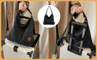 Bolso de Lona para Mujer, Bolso de mano con vintage superior ASA, Bolso de mano informal multicolor, Bolso Escolar, caquí - details 1