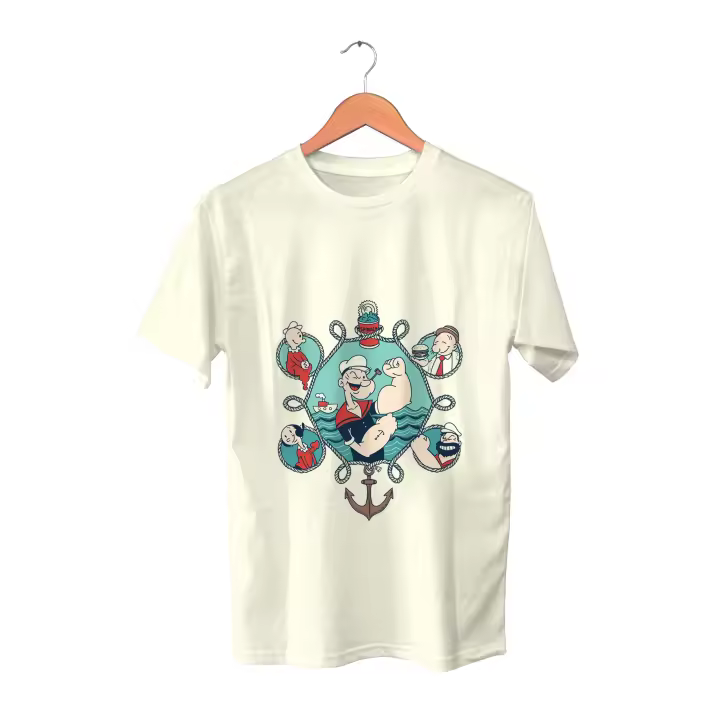 Camiseta Popeye el marino. Brutos. Olivia. Cocoliso. Varios colores. Todas las tallas. - 1