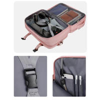 Maleta Avión Equipaje de Mano Viaje Trolley Cab ABS Rígida 4 Ruedas Maleta de Cabina Rígida with Telescópica ASA 57x35x20CM España 48-27 horas en llegar - details 11