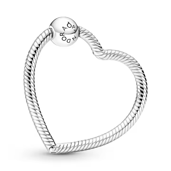 Pandora Pandora Colgante para charms en plata de ley Pandora Moments Corazón 399505C00 , para Mujer - 1